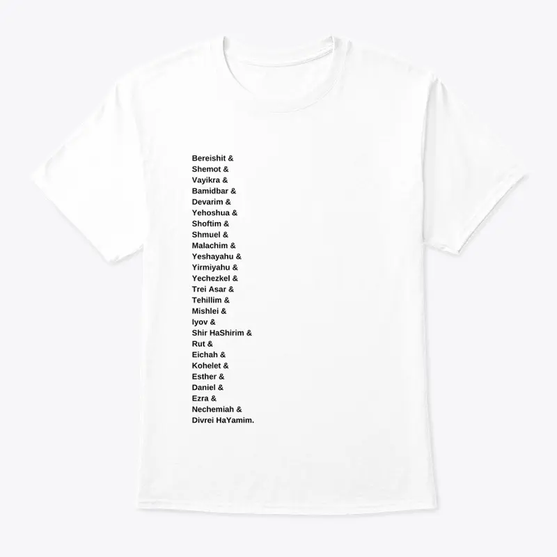 Indie Tanach Names tee